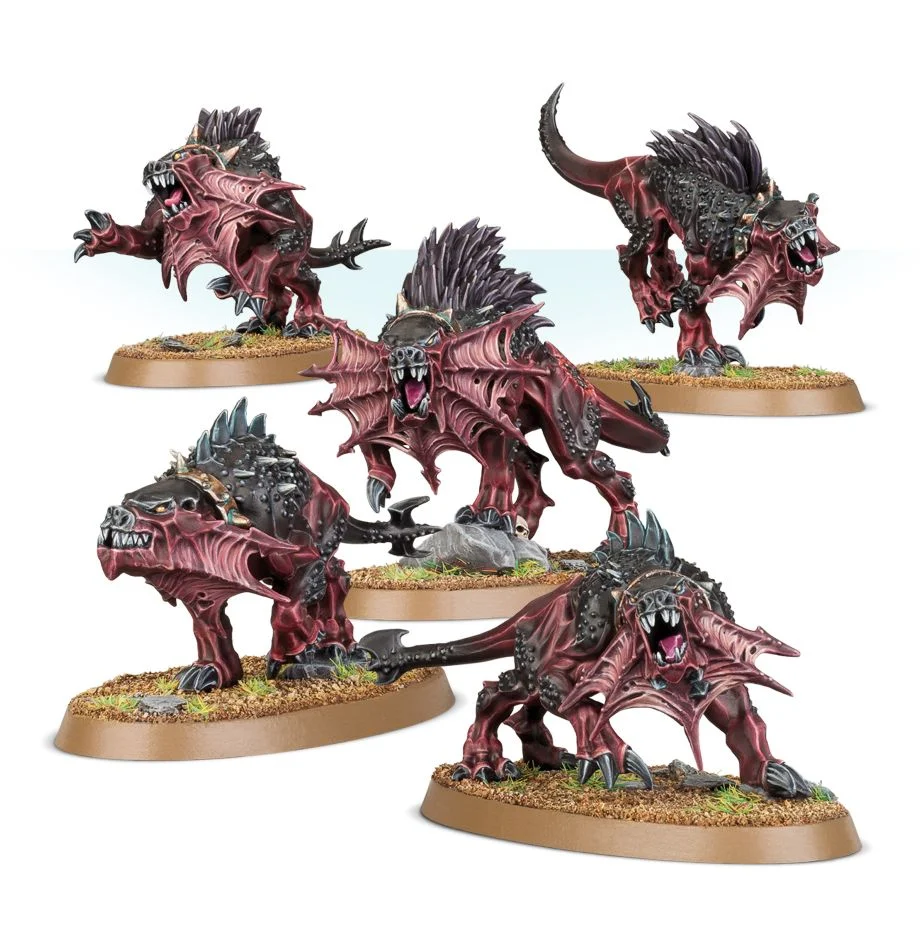 DAEMONS OF KHORNE Flesh Hounds DAEMONS OF KHORNE Flesh Hounds