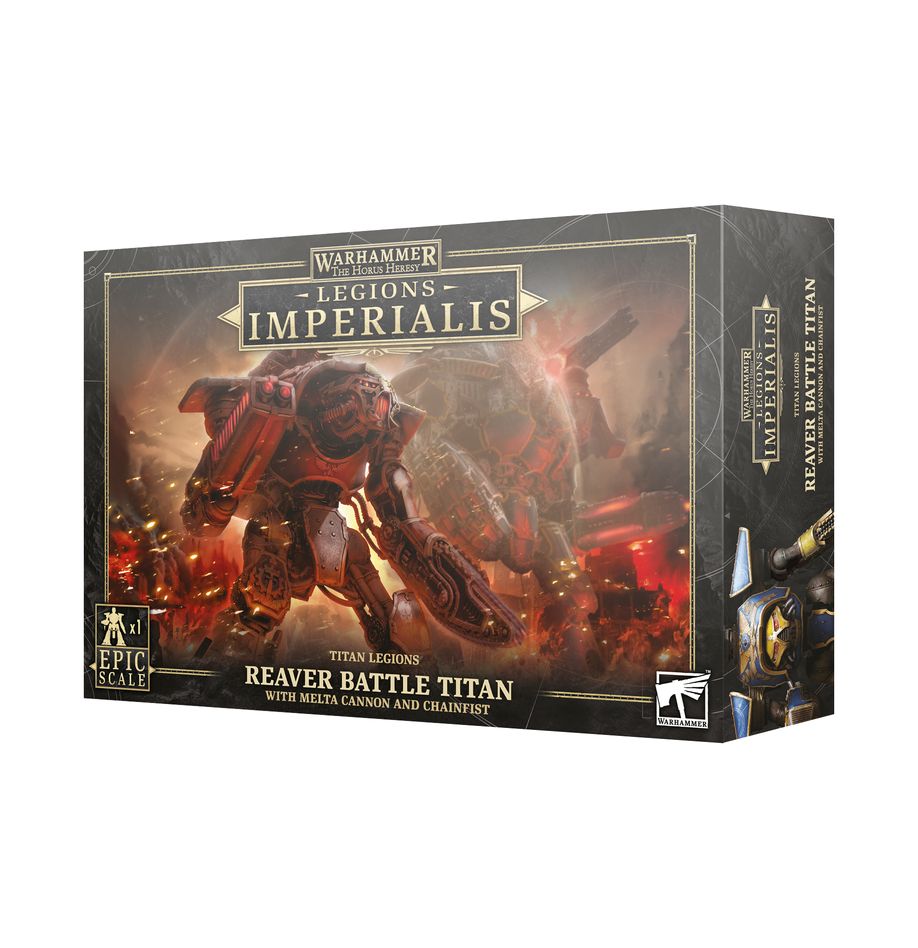 Legions Imperialis: REAVER BATTLE TITAN MIT MELTA CANNON UND CHAINFIST
