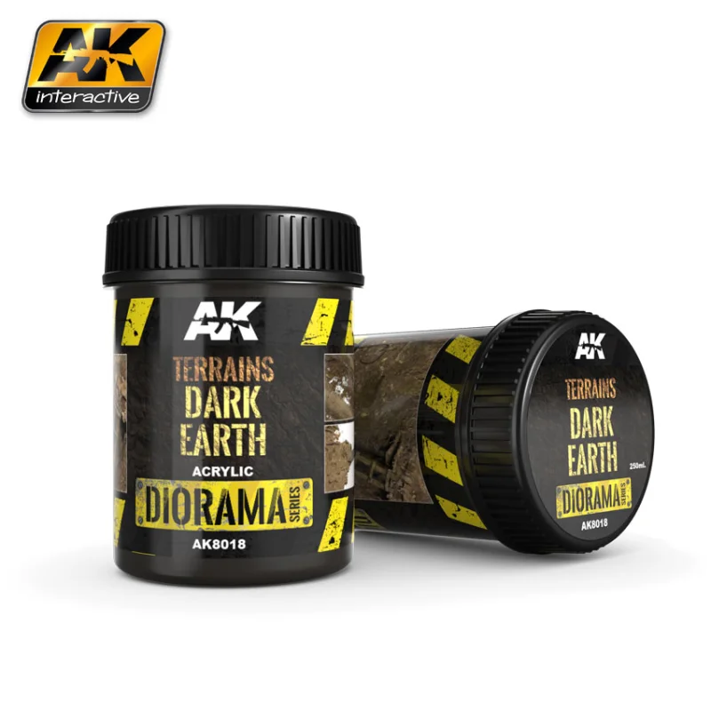 AK-8018 Terrains Dark Earth (250mL) (Acrylic) AK-8018 Terrains Dark Earth (250mL) (Acrylic)