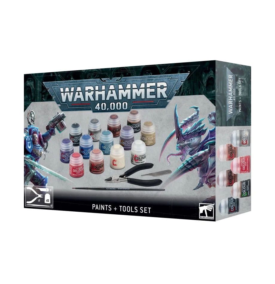 Warhammer 40.000: Farb- und Werkzeugset Warhammer 40.000: Farb- und Werkzeugset