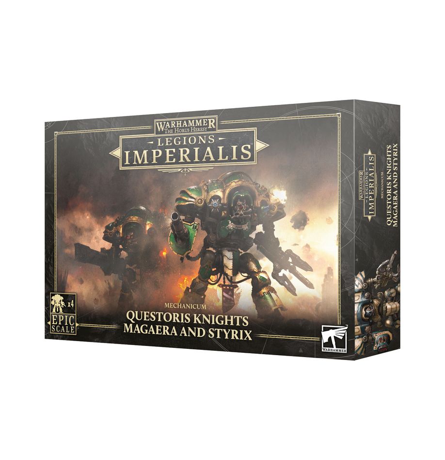 Legions Imperialis: Mechanicum Questoris Knights Magaera und Styrix