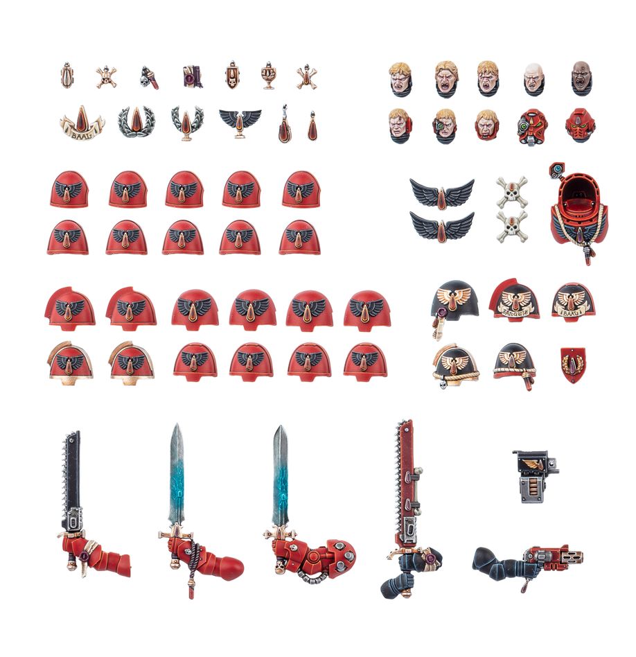 Blood Angels Upgradeset und Abziehbilder Blood Angels Upgradeset und Abziehbilder