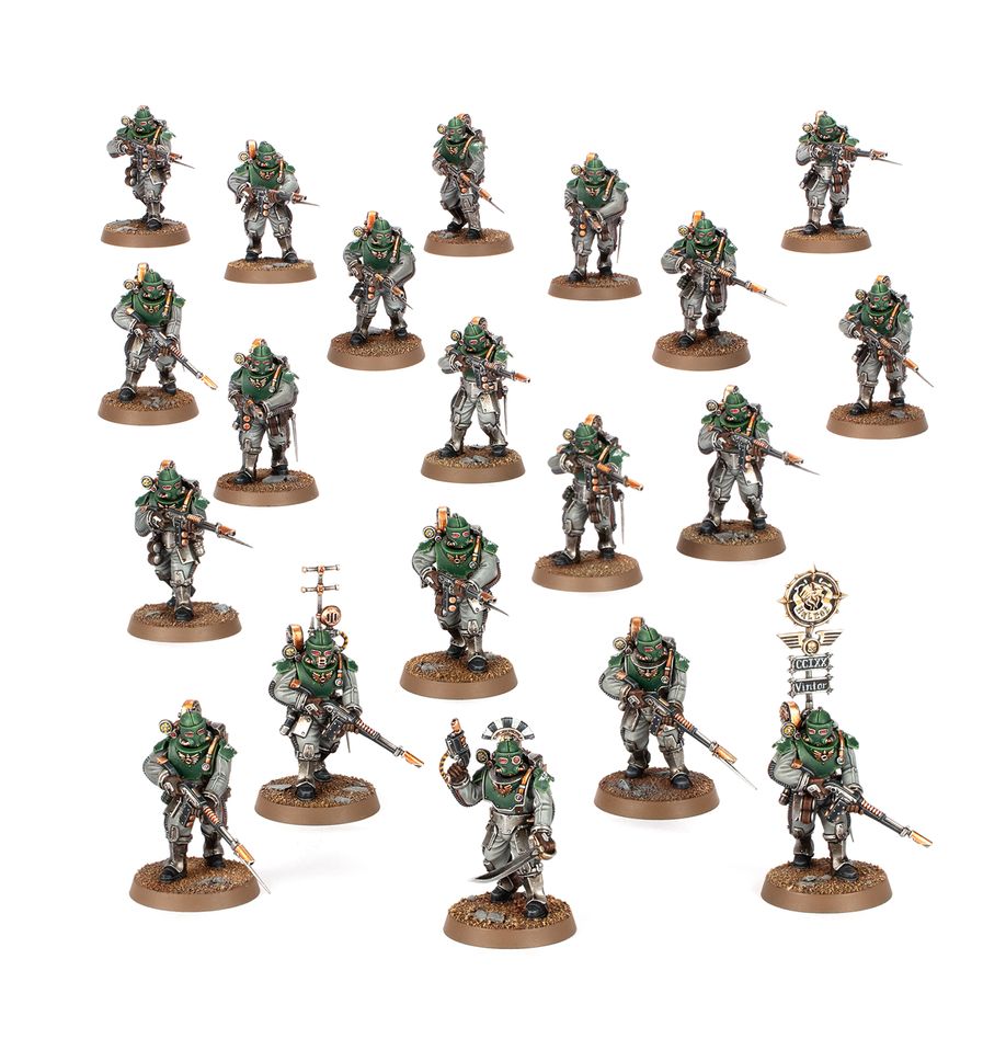 AUXILIA-SOLAR-SCHÜTZENGRUPPE MIT LASERGEWEHREN AUXILIA-SOLAR-SCHÜTZENGRUPPE MIT LASERGEWEHREN