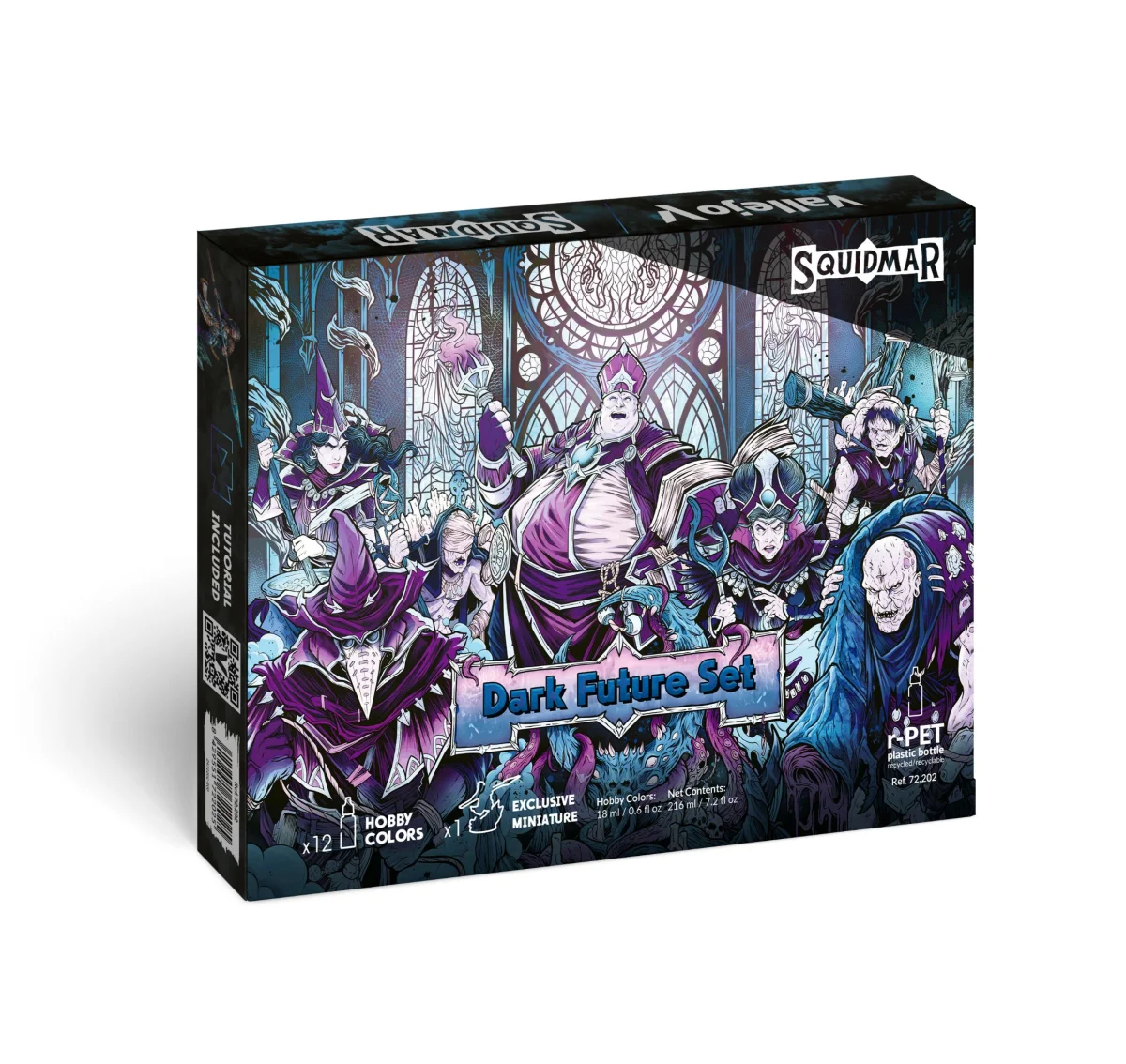 Squidmar x Vallejo - Dark Future Paint Set Squidmar x Vallejo - Dark Future Paint Set