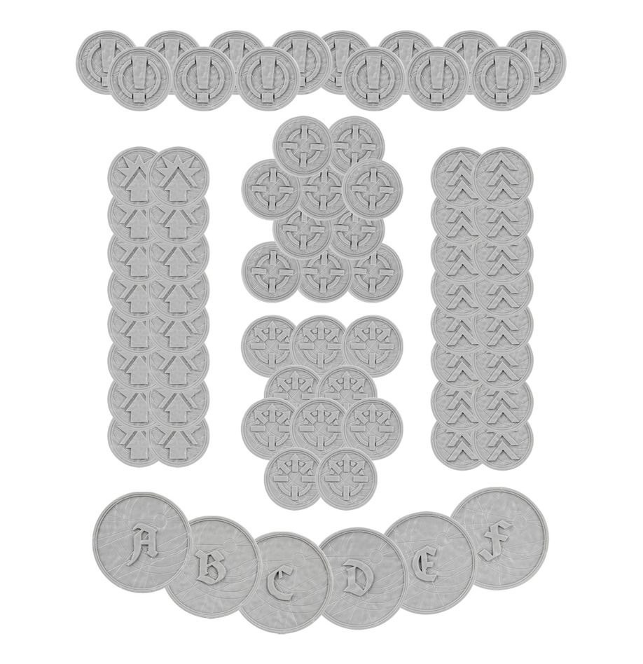 Legions Imperialis: Order Tokens and Objective Markers Legions Imperialis: Order Tokens and Objective Markers