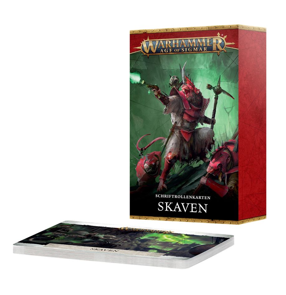 Schriftrollenkarten: Skaven (DEUTSCH)