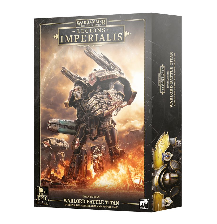 Legions Imperialis: WARLORD TITAN MIT POWER CLAW UND PLASMA ANNIHILATOR