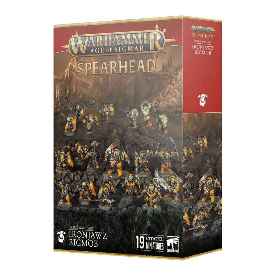 Speerspitze der Orruk-Kriegsclans – Eisenkiefa-Moschmob Speerspitze der Orruk-Kriegsclans – Eisenkiefa-Moschmob
