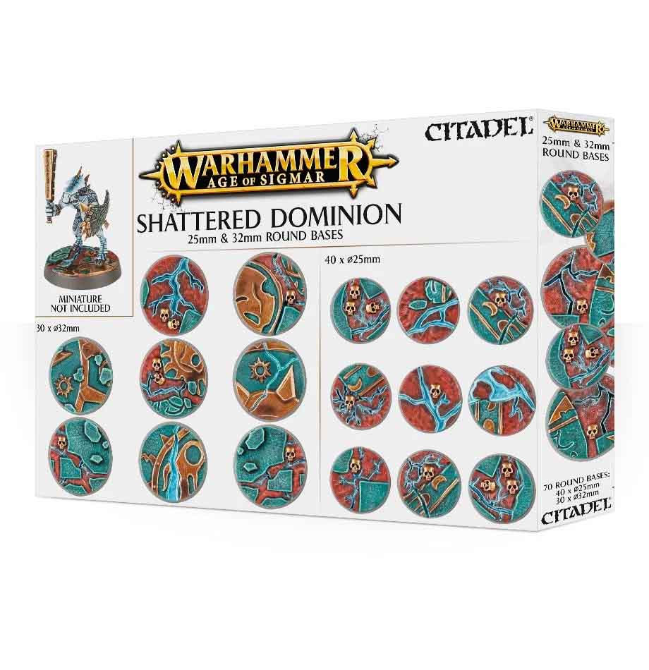 Shattered Dominion: Rundbases (25 mm & 32 mm)