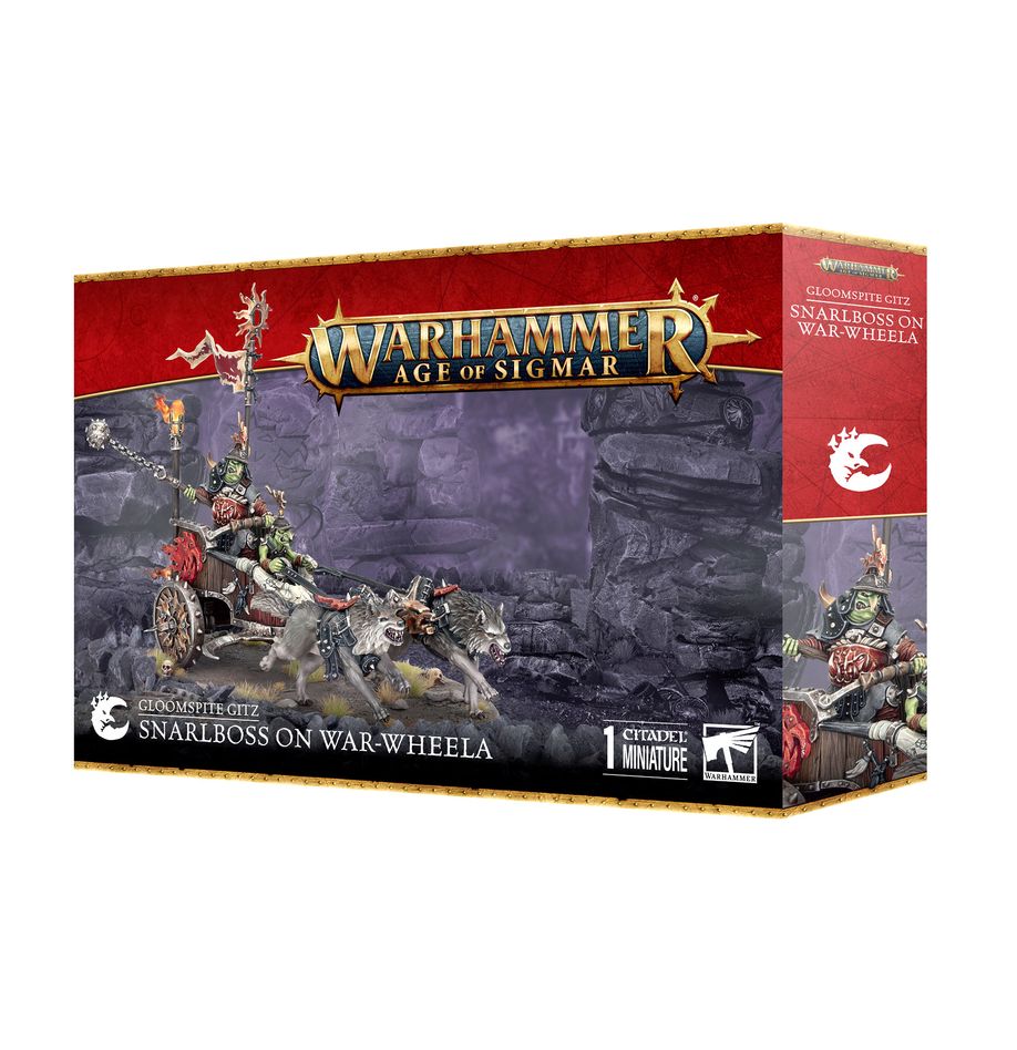 Gloomspite Gitz: Fletschaboss auf Kriegswag'n Gloomspite Gitz: Fletschaboss auf Kriegswag'n